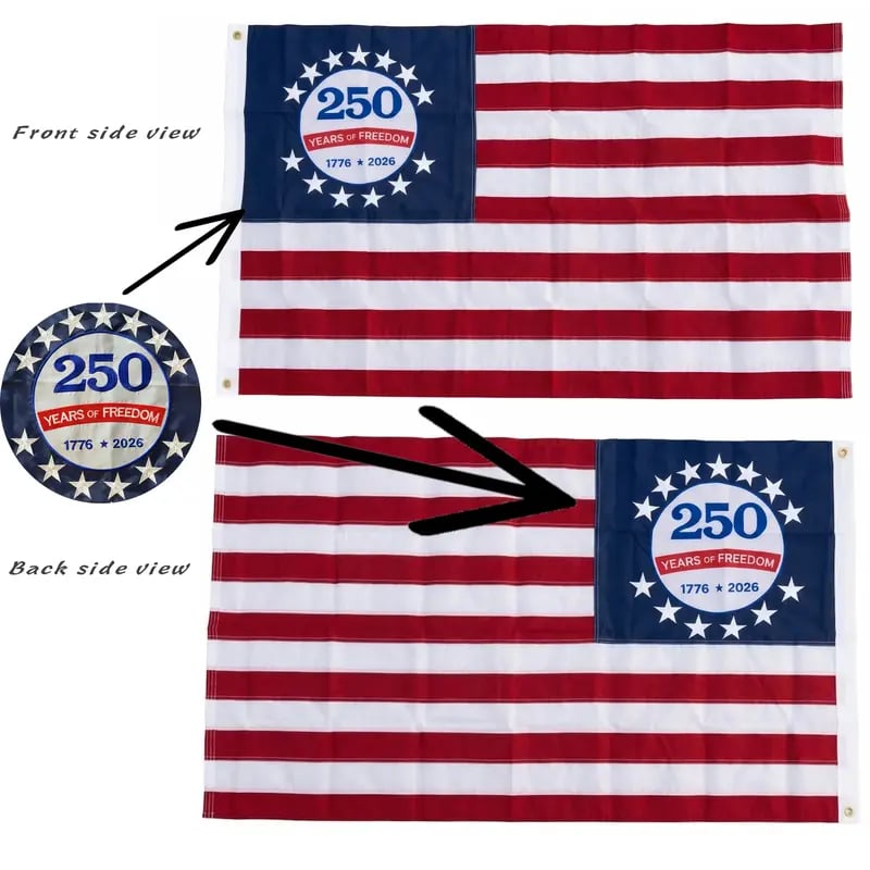 🔥 Last Day 50% OFF 🇺🇸✨ 1776–2026 USA 250th Anniversary Commemorative Flag