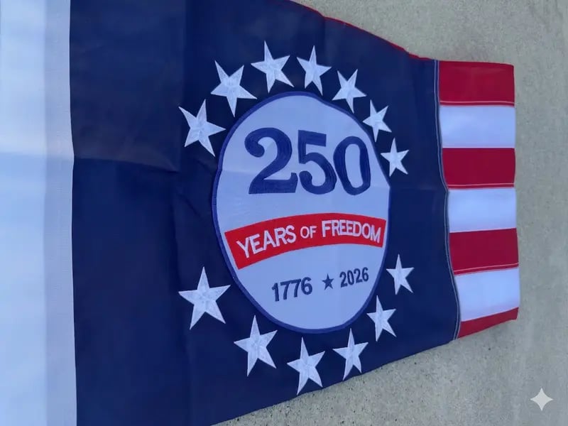 🔥 Last Day 50% OFF 🇺🇸✨ 1776–2026 USA 250th Anniversary Commemorative Flag