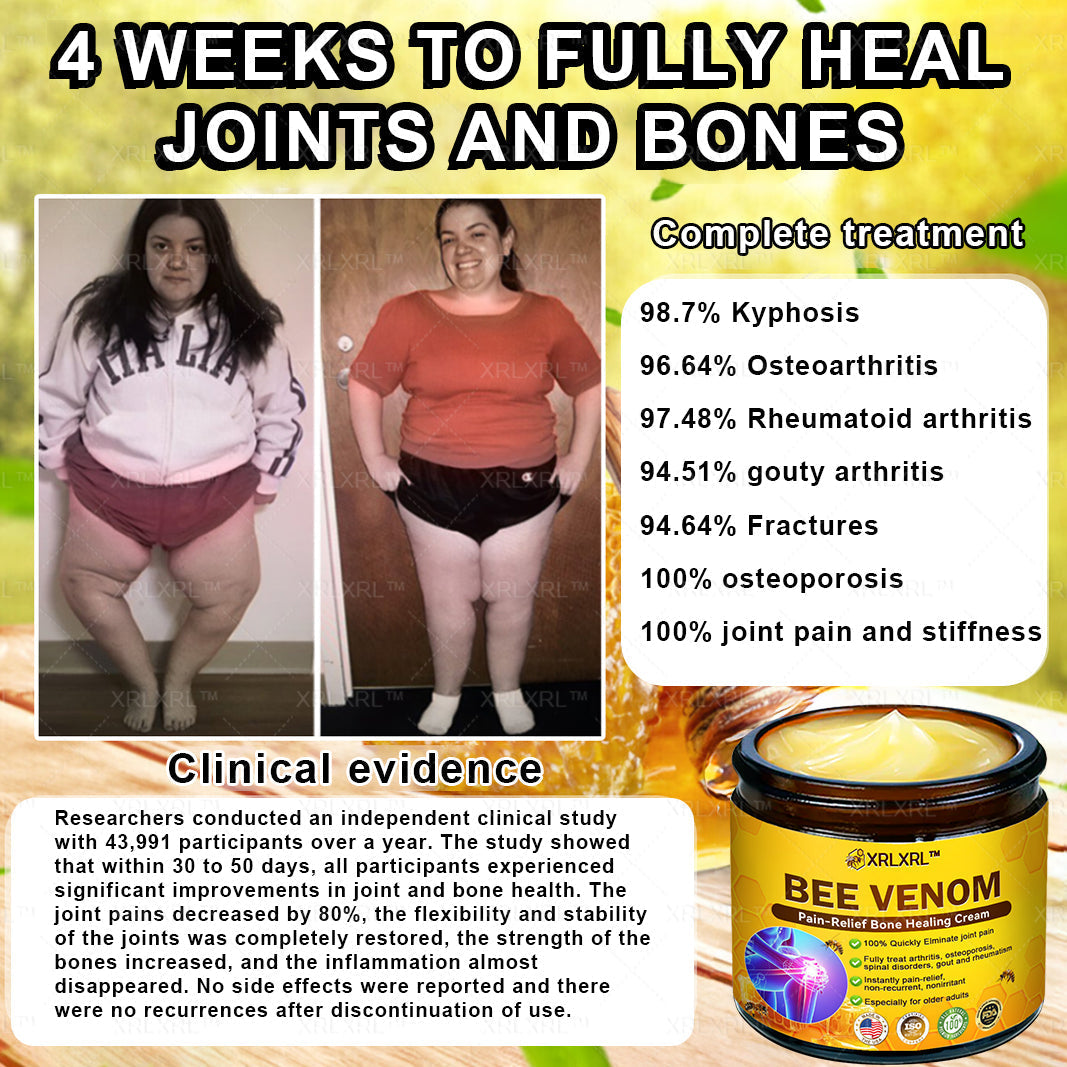 Elderly Arthritis Relief Bee Venom Cream | Repair Bone & Joint Discomfort Naturally