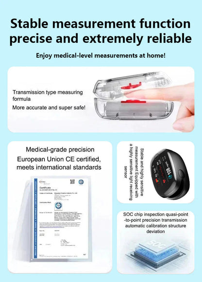 🔥Only 1 Hour Left🏆 WAZOVA™ Smart Non-Invasive Blood Sugar Device 99.9% Accuracy