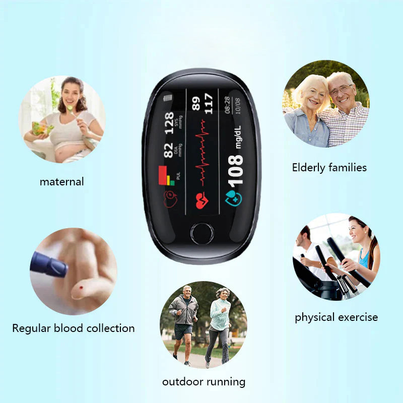 🔥Only 1 Hour Left🏆 WAZOVA™ Smart Non-Invasive Blood Sugar Device 99.9% Accuracy