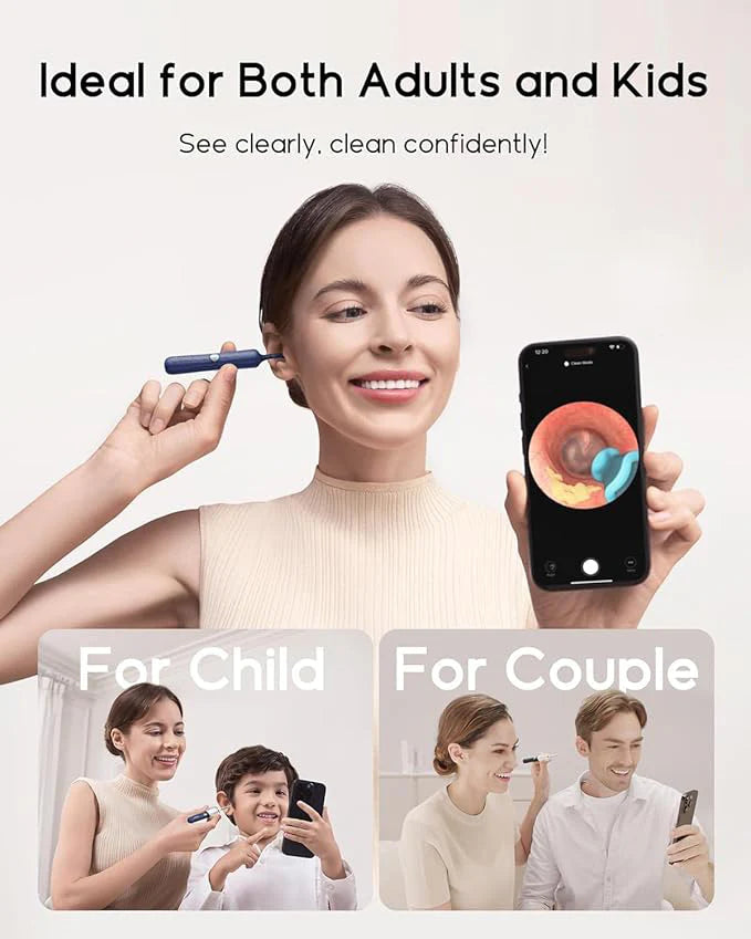 👁️ Visual Ear Wax Remover | Flexible In-Ear Camera Cleaner