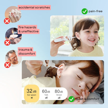 🔥LED Visible Earwax Vacuum – Safe Gentle Cleaning for Adults & Kids