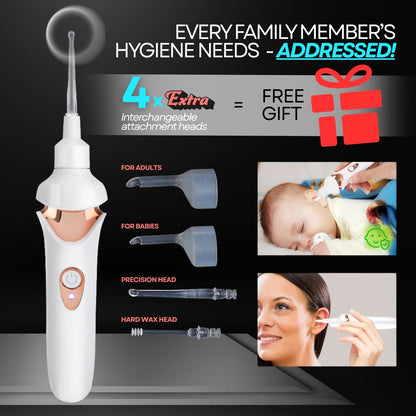 🔥LED Visible Earwax Vacuum – Safe Gentle Cleaning for Adults & Kids