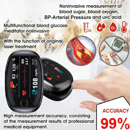 🔥Only 1 Hour Left🏆 WAZOVA™ Smart Non-Invasive Blood Sugar Device 99.9% Accuracy